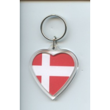 Heart Key Ring - Denmark